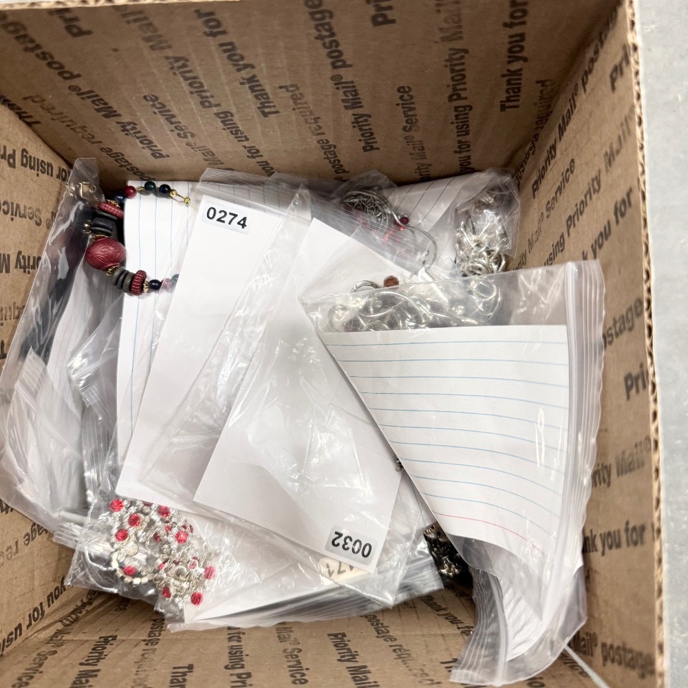 Bulk Jewelry Box 4 Pounds 4 Ounces Variety Craft Wearable Fashion Mystery Fun